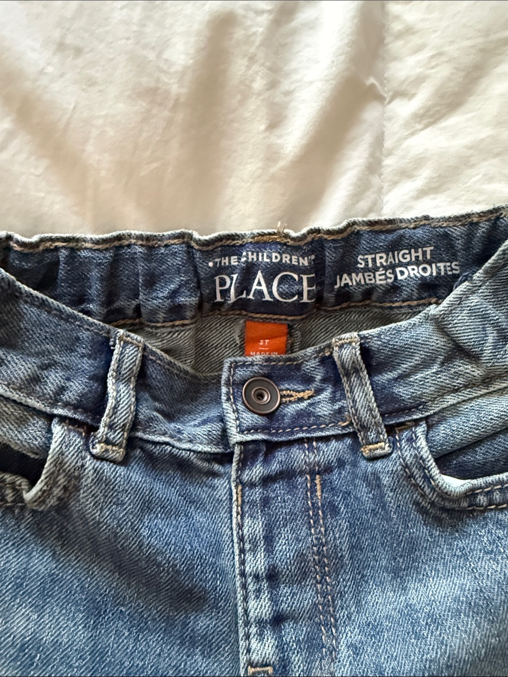 The Children's Place Boys Blue Straight Leg Jeans